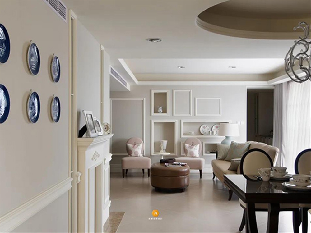 典雅之境 | 高貴典雅的現代美式風格住宅